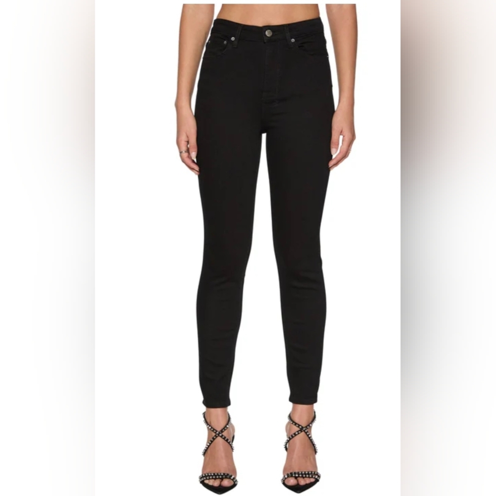 Ksubi NWOT Hi N Wasted Pitch Black super skinny jean high rise 26"